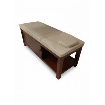 Full Length Wooden Massage Bed For Spa - Salon - A